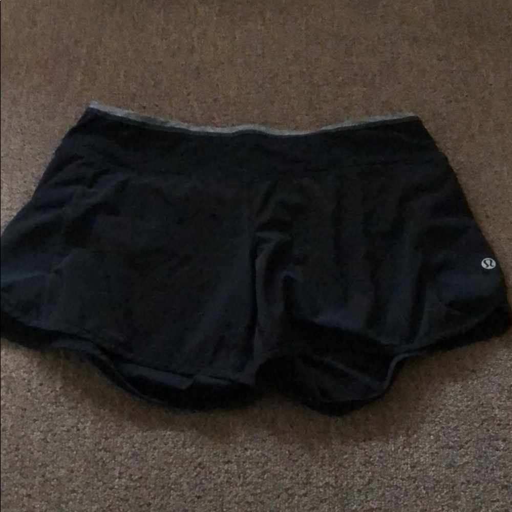 Black lululemon shorts